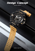 Reloj Digital Skmei Khaki