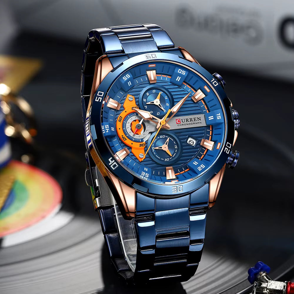 Reloj de lujo Curren Chronograph