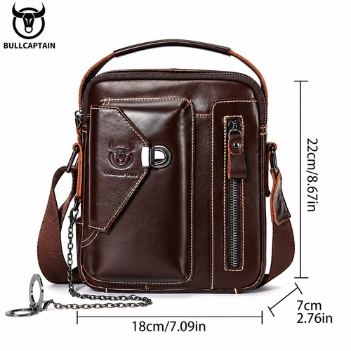 Bandolera de cuero Bullcaptain Leather