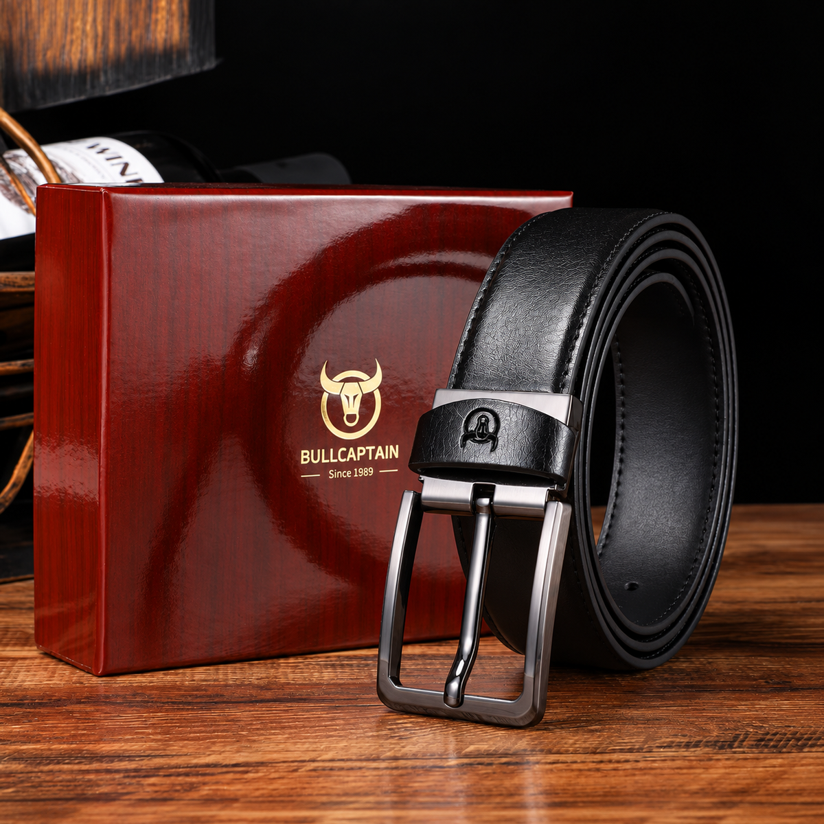Cinto Bullcaptain Buckle