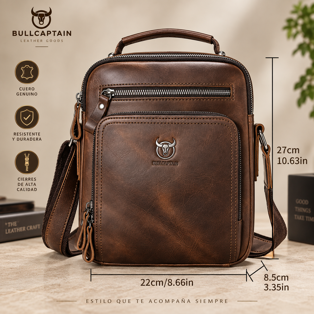 Bolsón Bullcaptain Brown