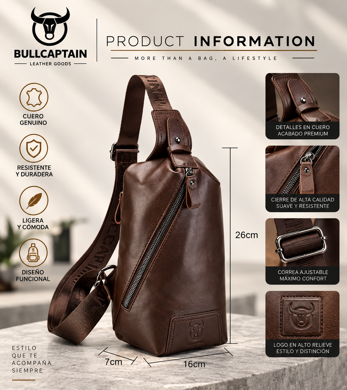 Mochila Bullcaptain Bandoleer