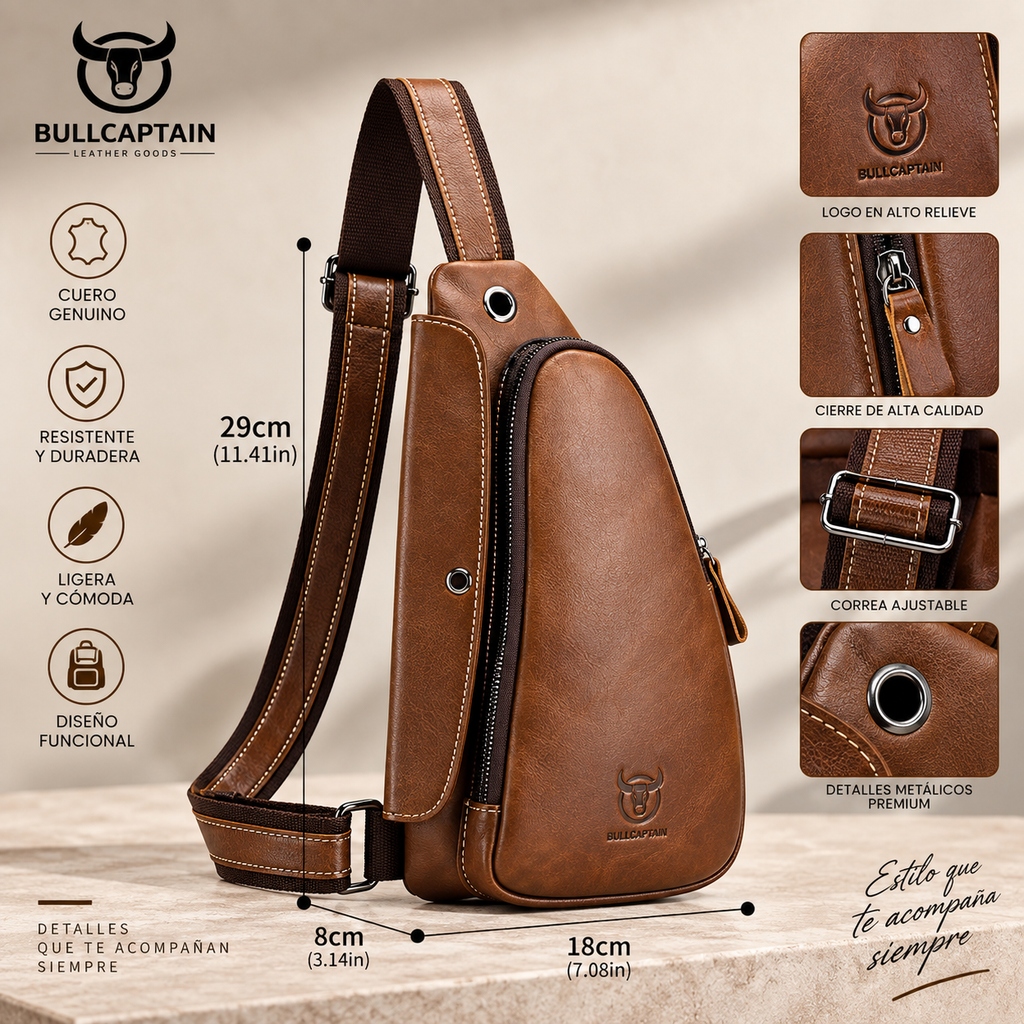 Mochila Bullcaptain Cowhide