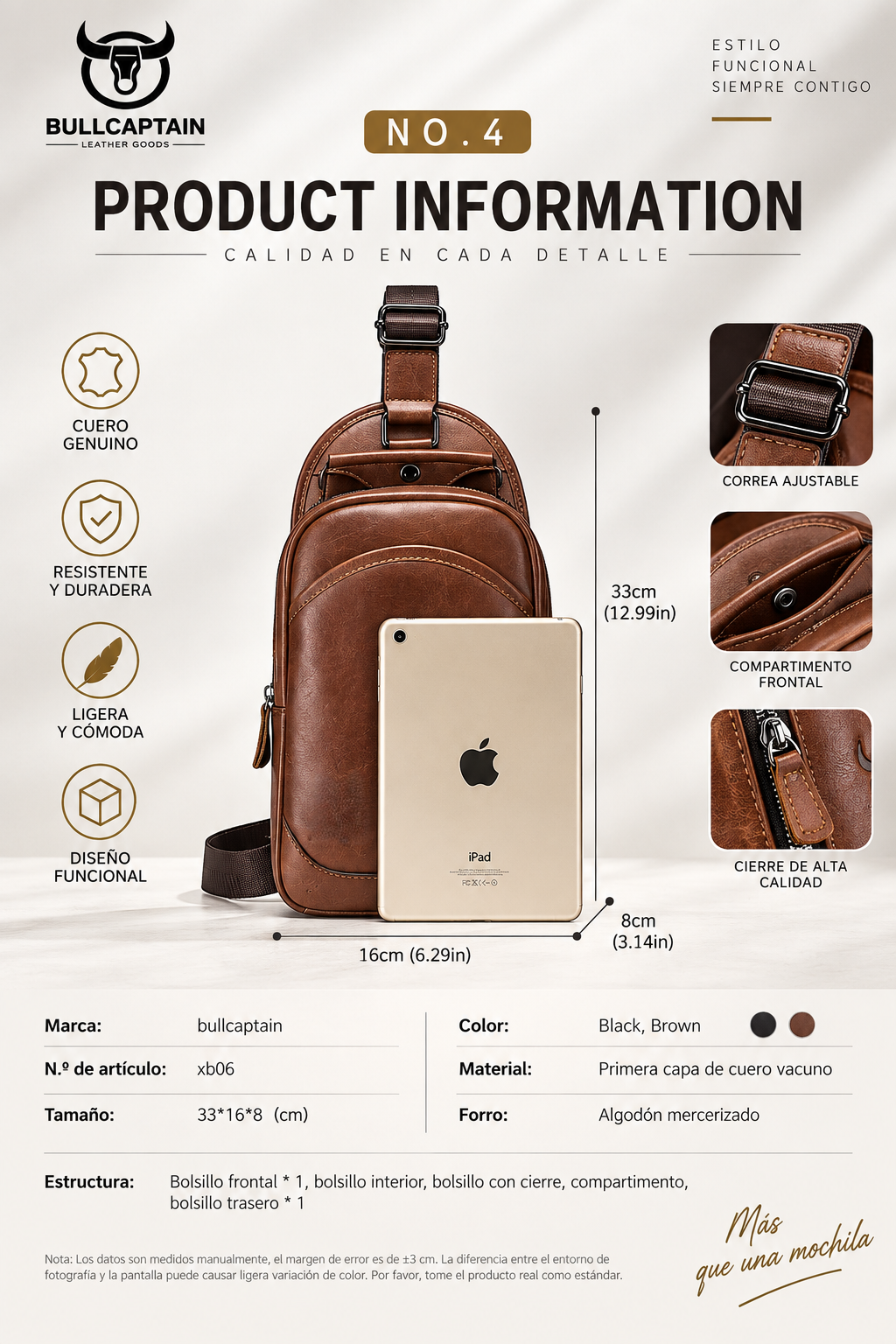 Mochila Bullcaptain Force