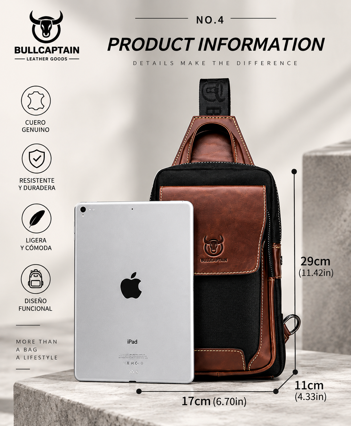 Mochila Bullcaptain RechTeck