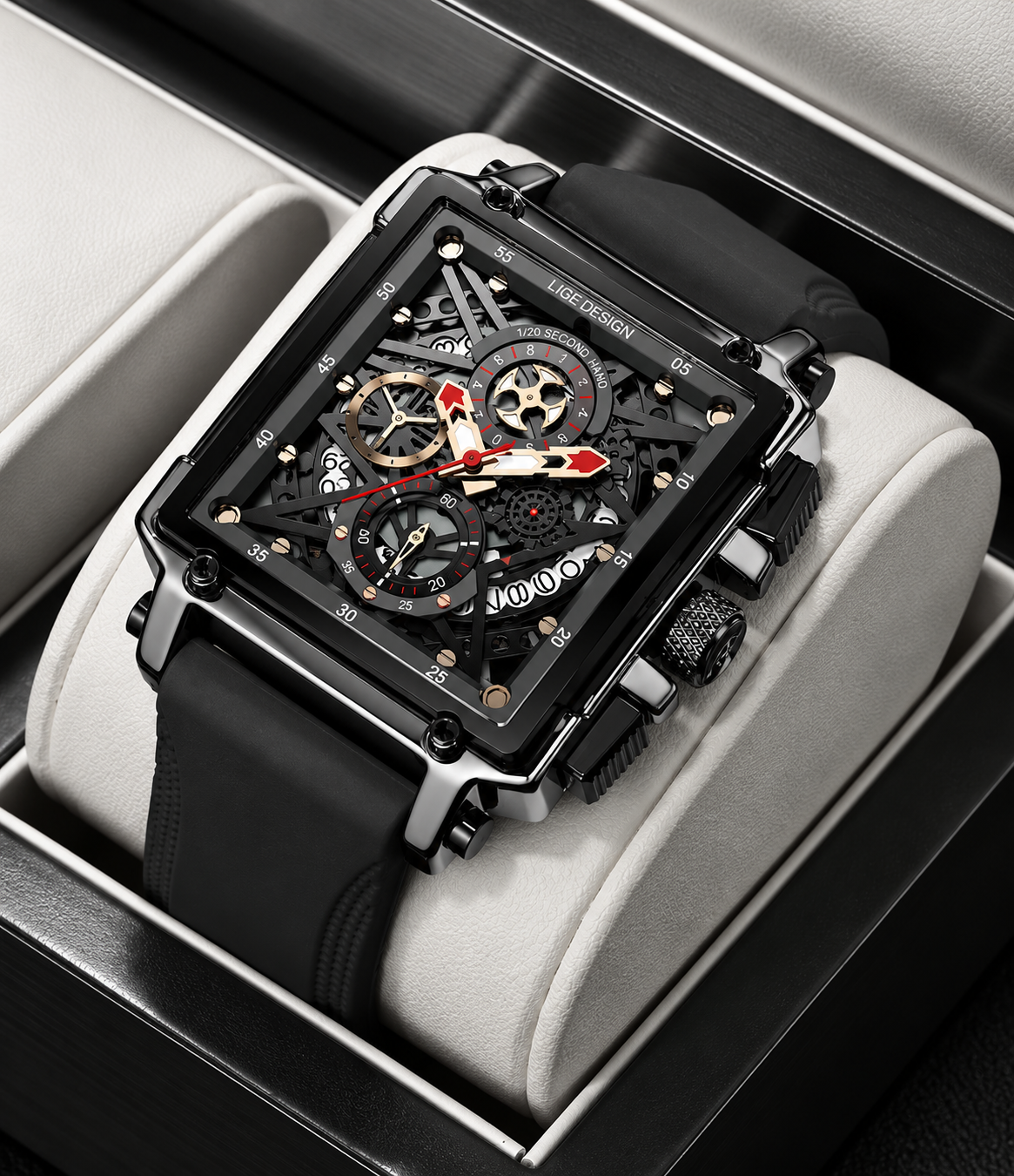 Reloj de lujo Lige Design