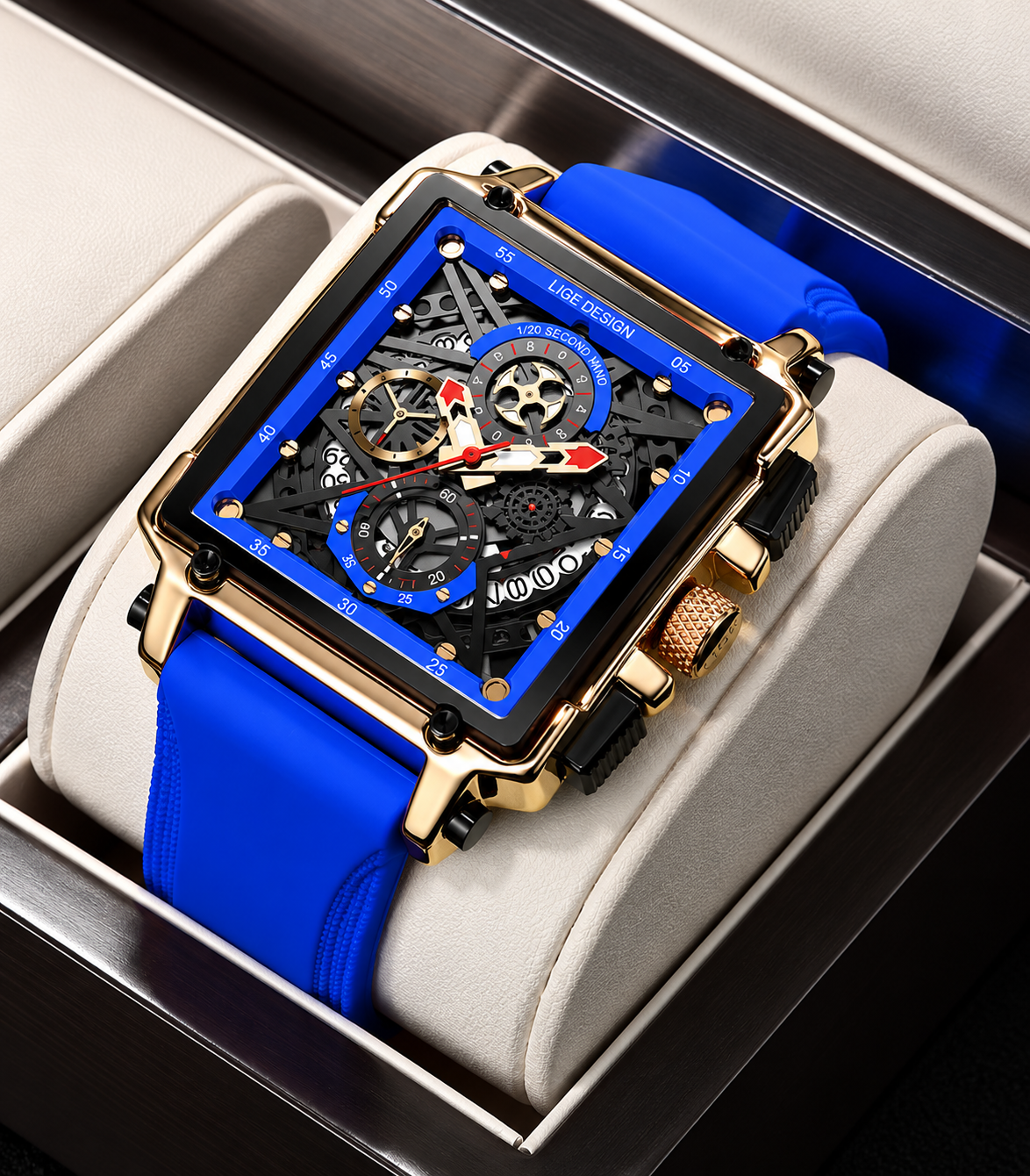Reloj de lujo Lige Design
