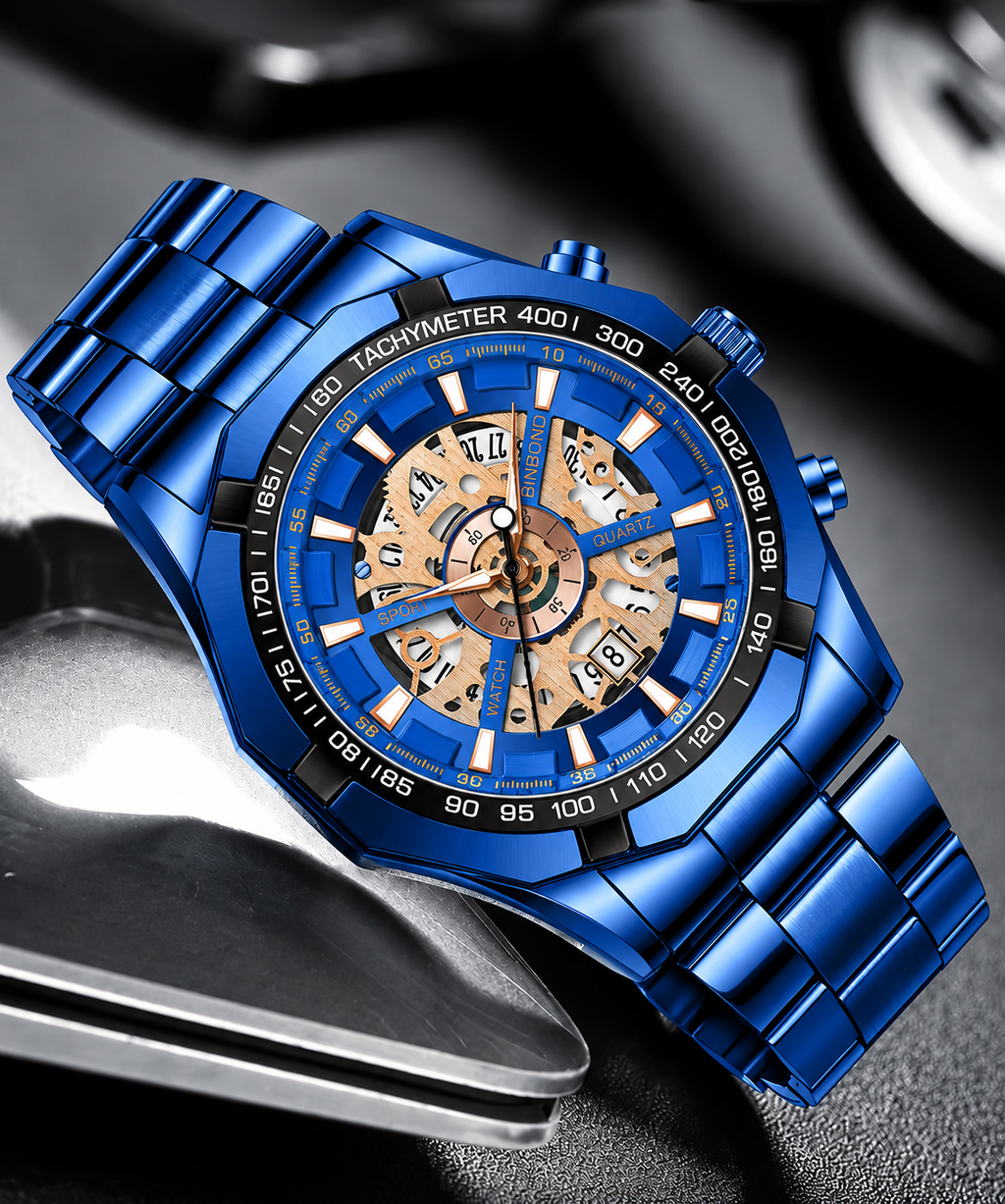 Reloj de lujo Binbond Bezel