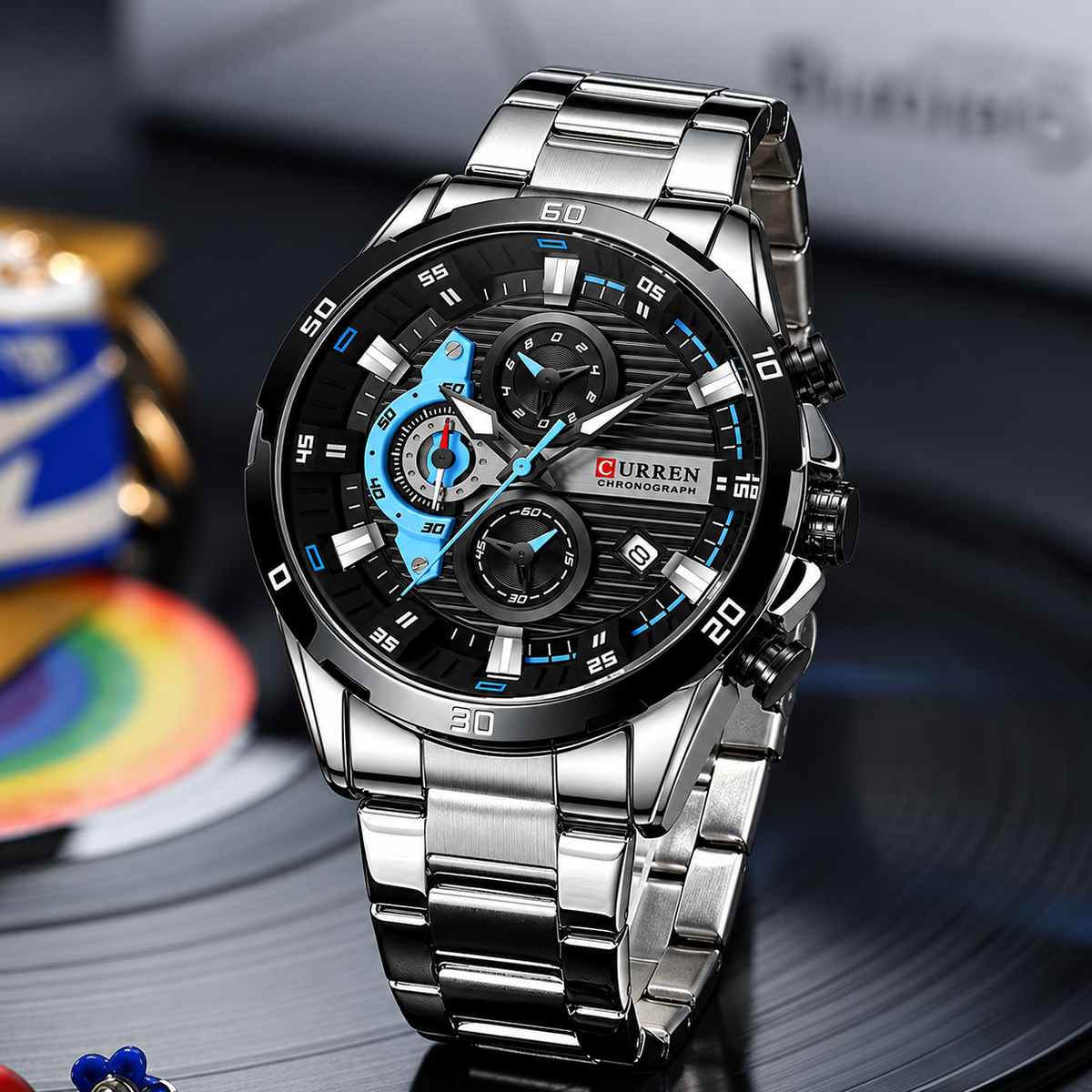 Reloj de lujo Curren Chronograph