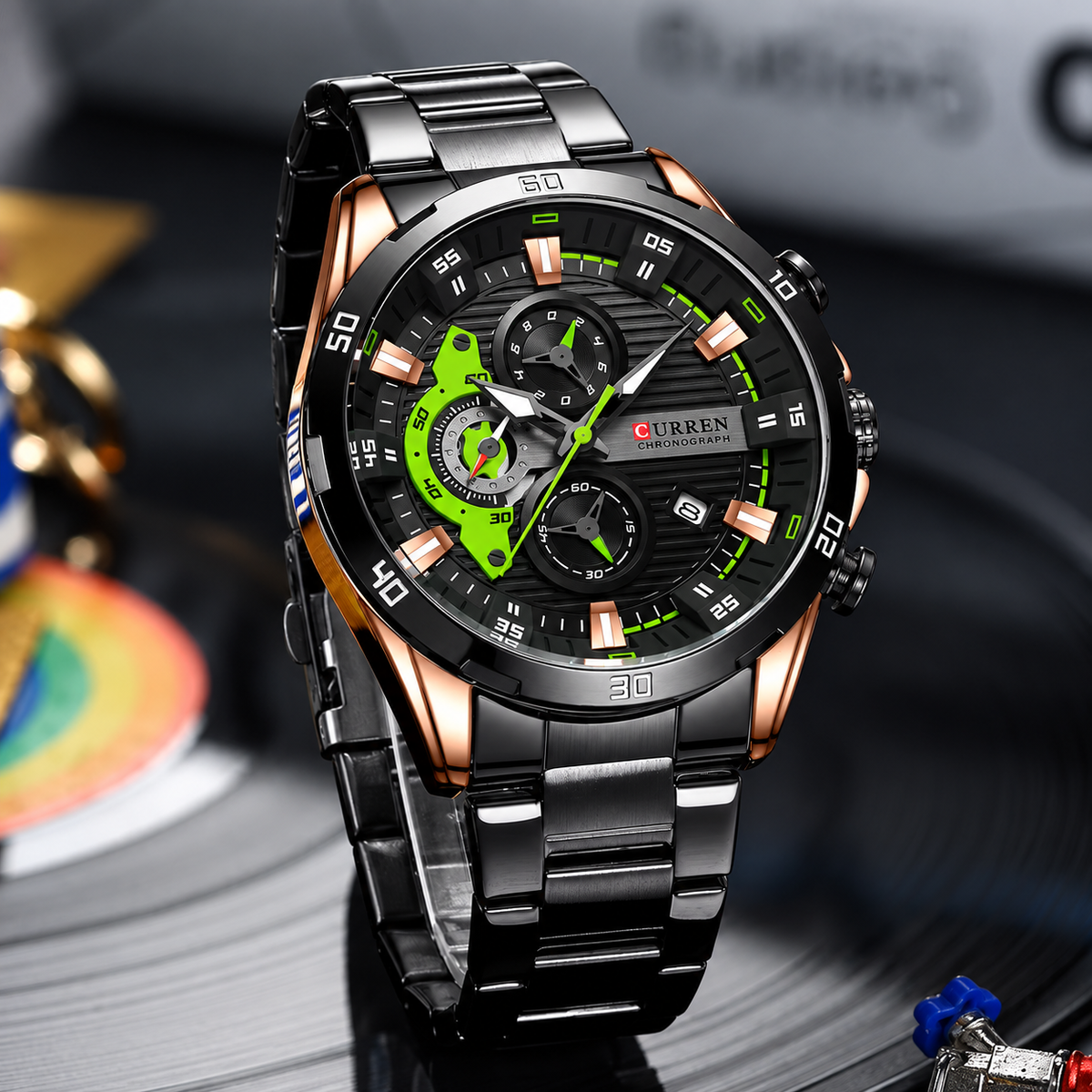 Reloj de lujo Curren Chronograph