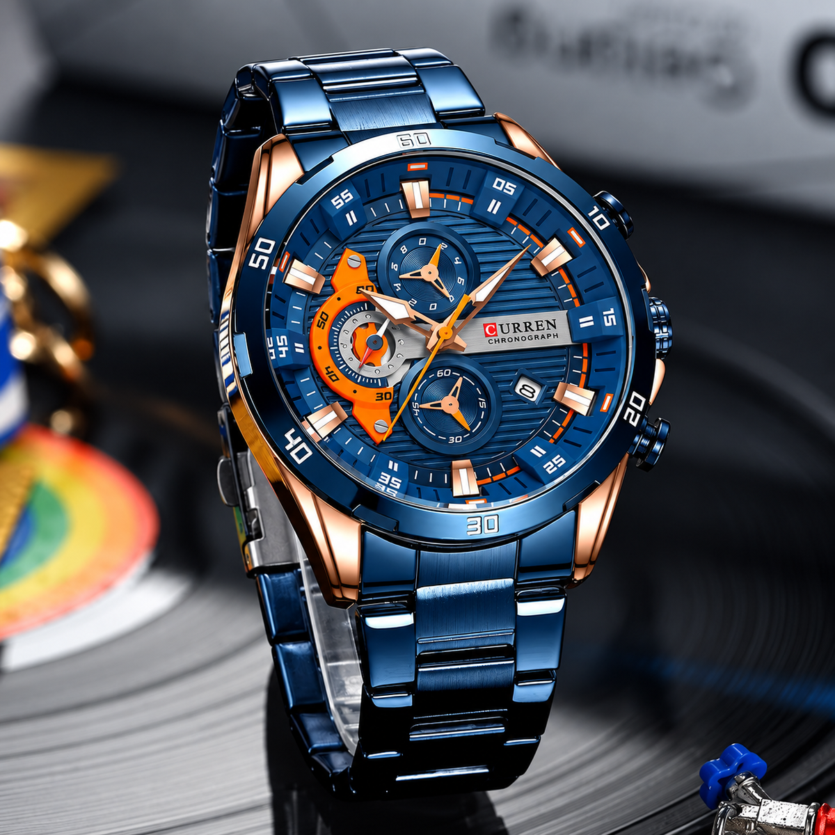Reloj de lujo Curren Chronograph