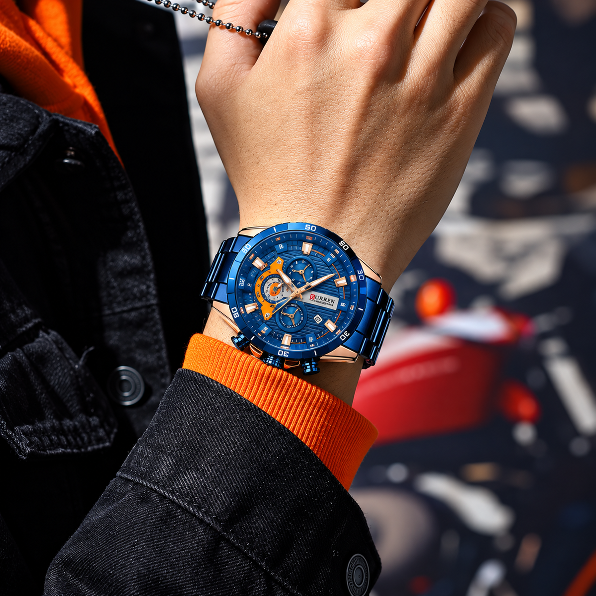 Reloj de lujo Curren Chronograph