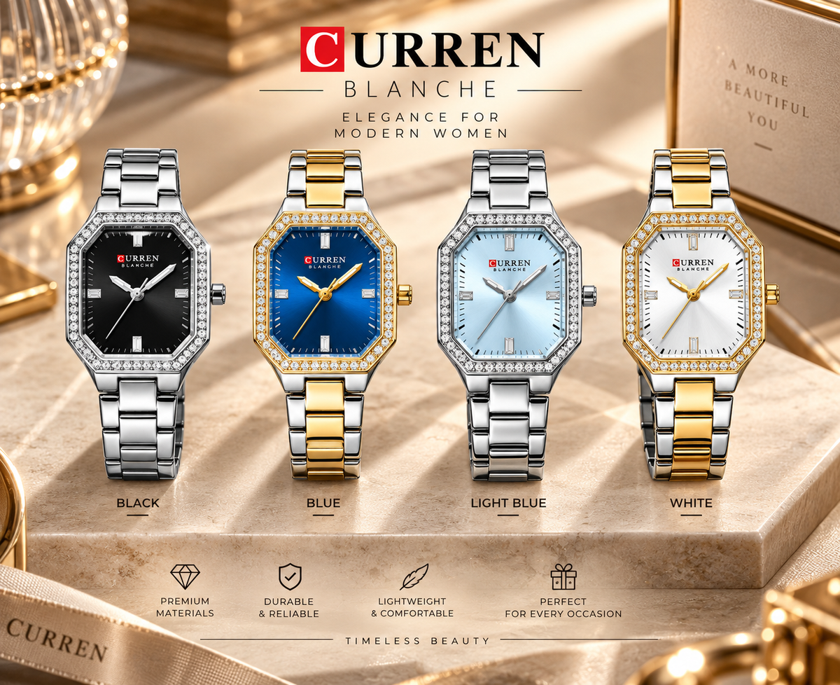 Reloj de lujo Curren Crystal