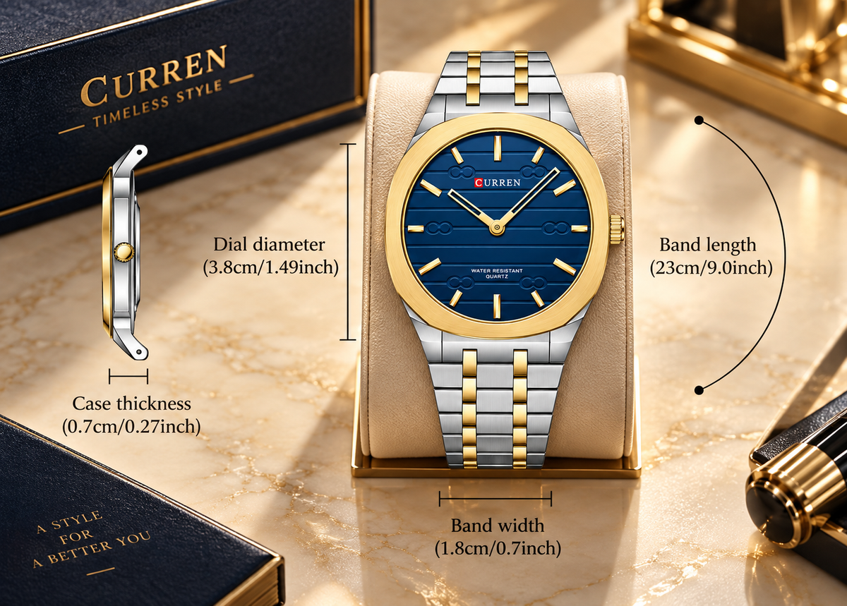 Reloj de lujo Curren Fine