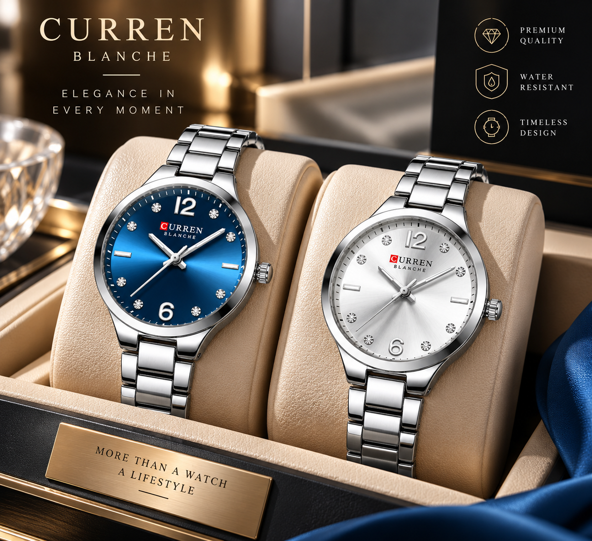 Reloj de lujo Curren Gaia