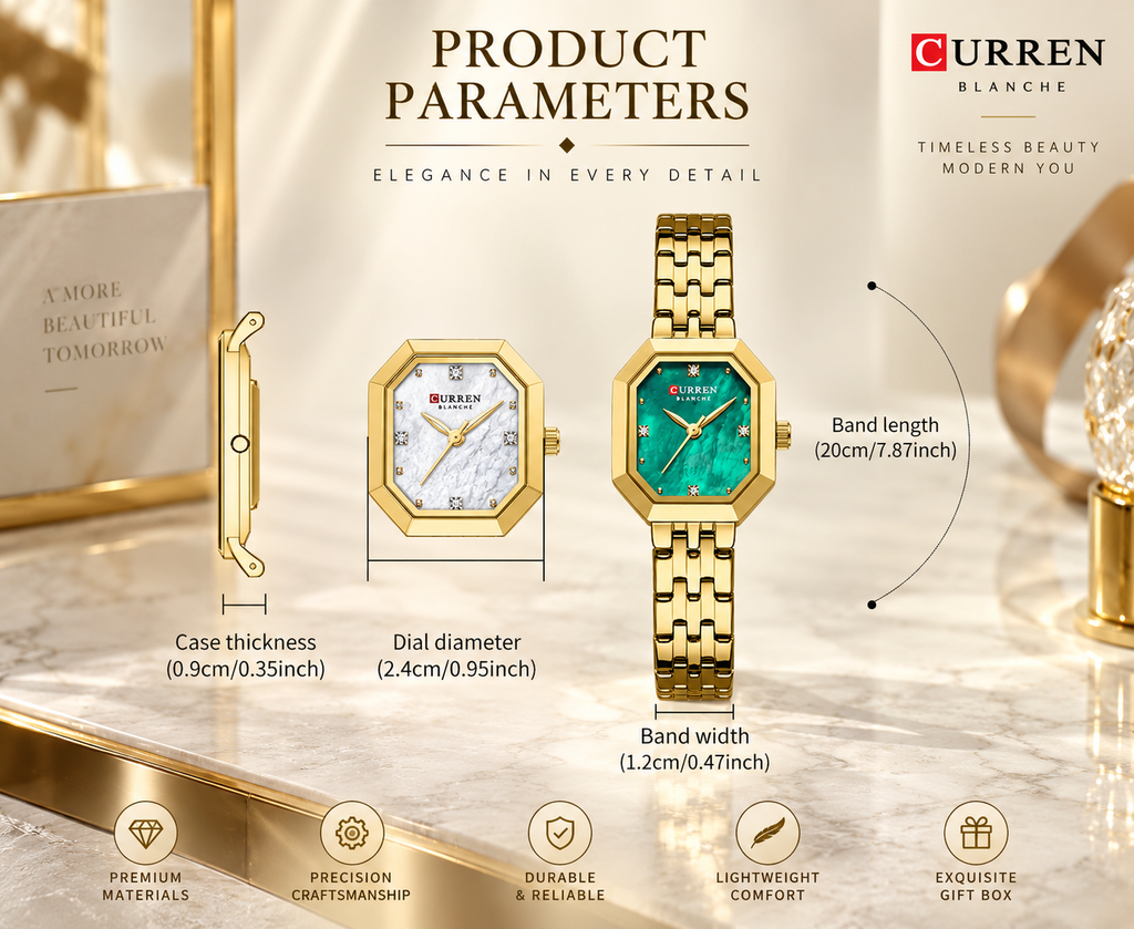 Reloj de lujo Curren Opal