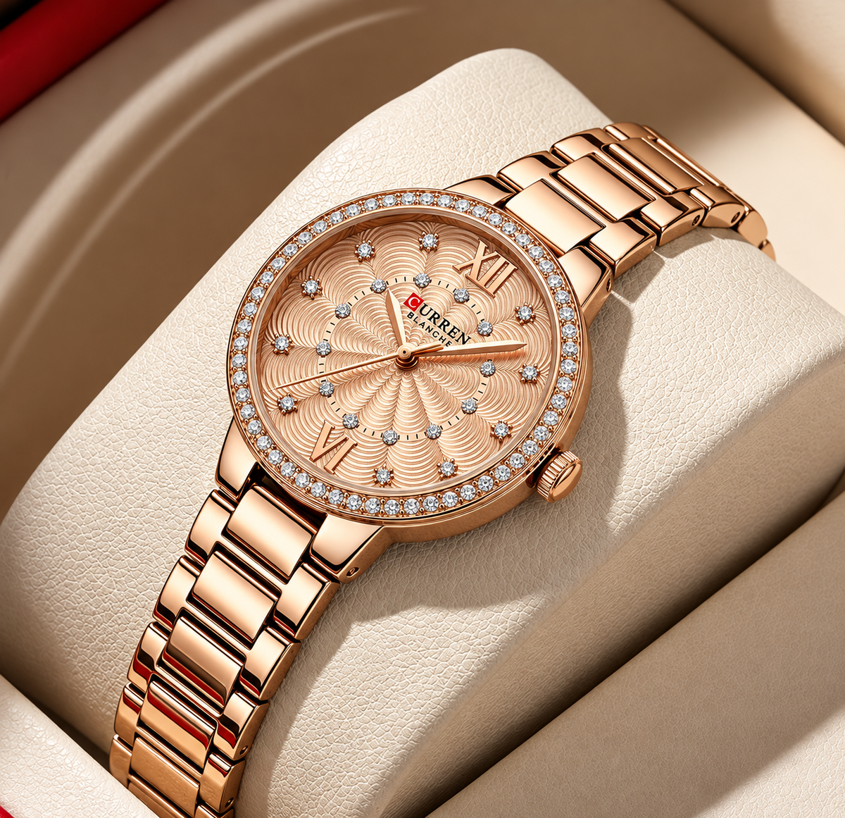 Reloj de lujo Curren Queen