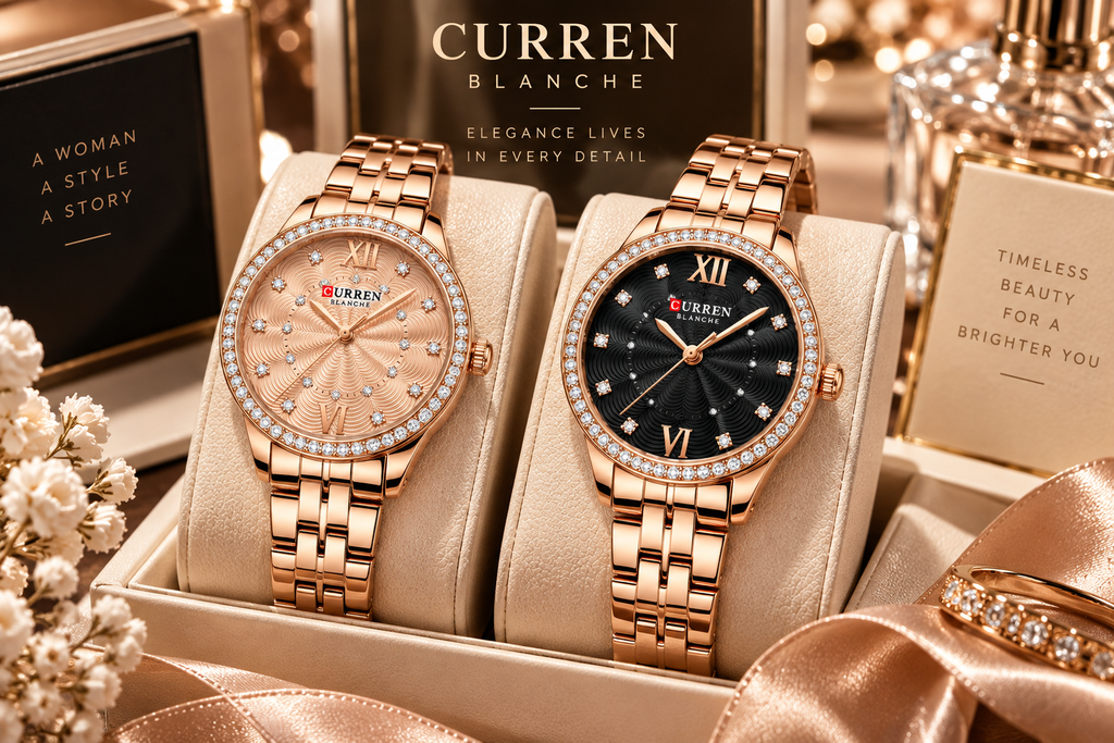 Reloj de lujo Curren Queen