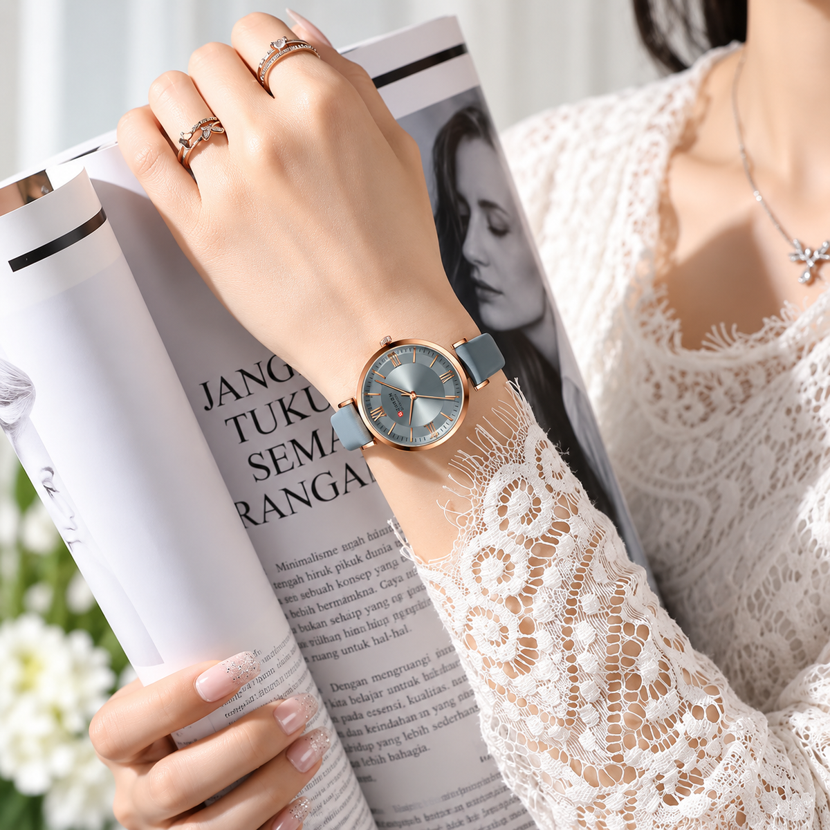 Reloj de lujo Curren Venusta