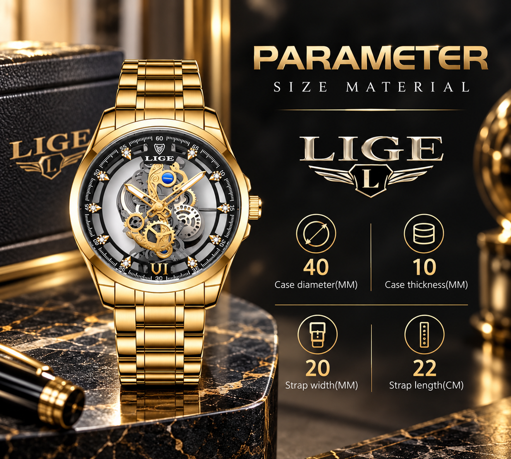 Reloj de lujo Lige Sun