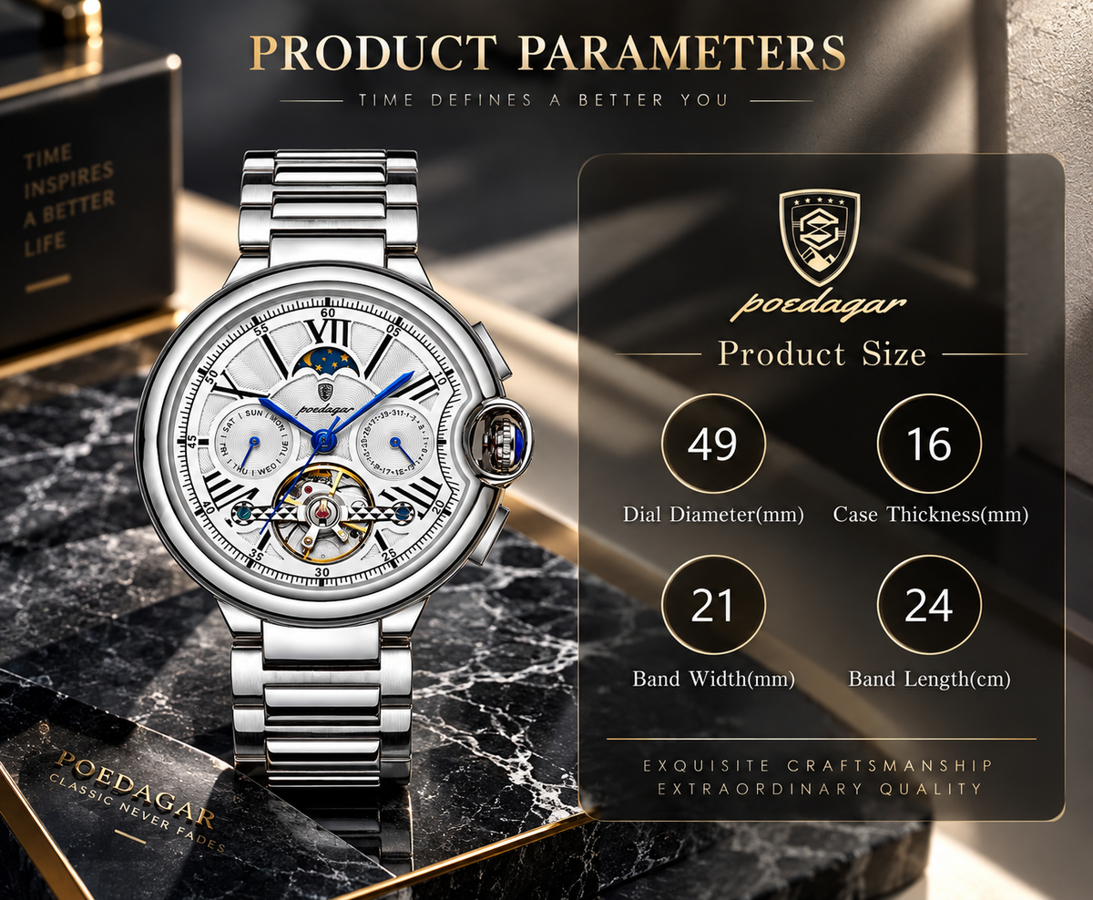 Reloj Automático Poedagar Century
