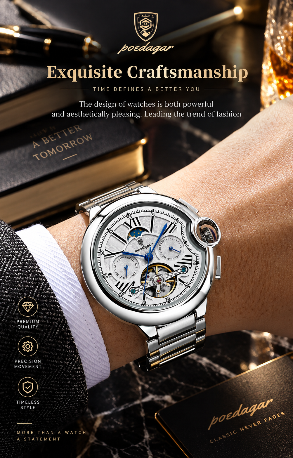 Reloj Automático Poedagar Century