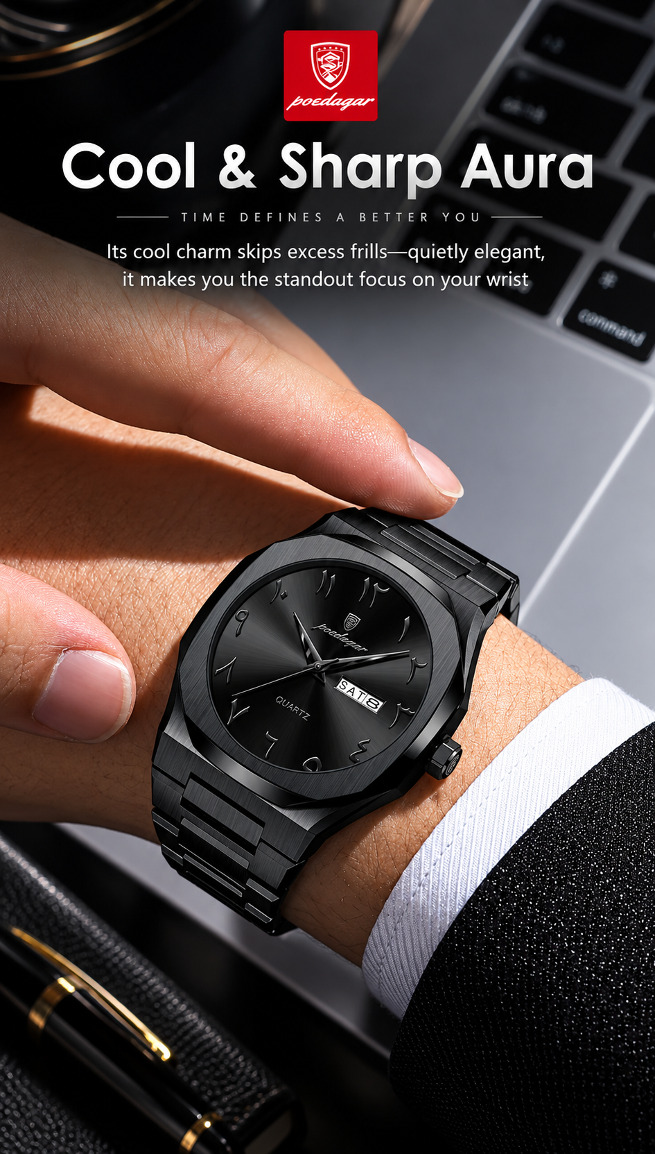 Reloj de lujo Poedagar Arabic