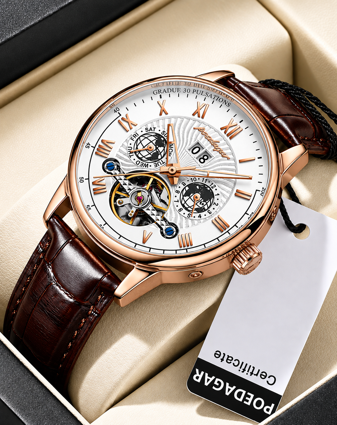 Reloj Automático Poedagar Atlantic