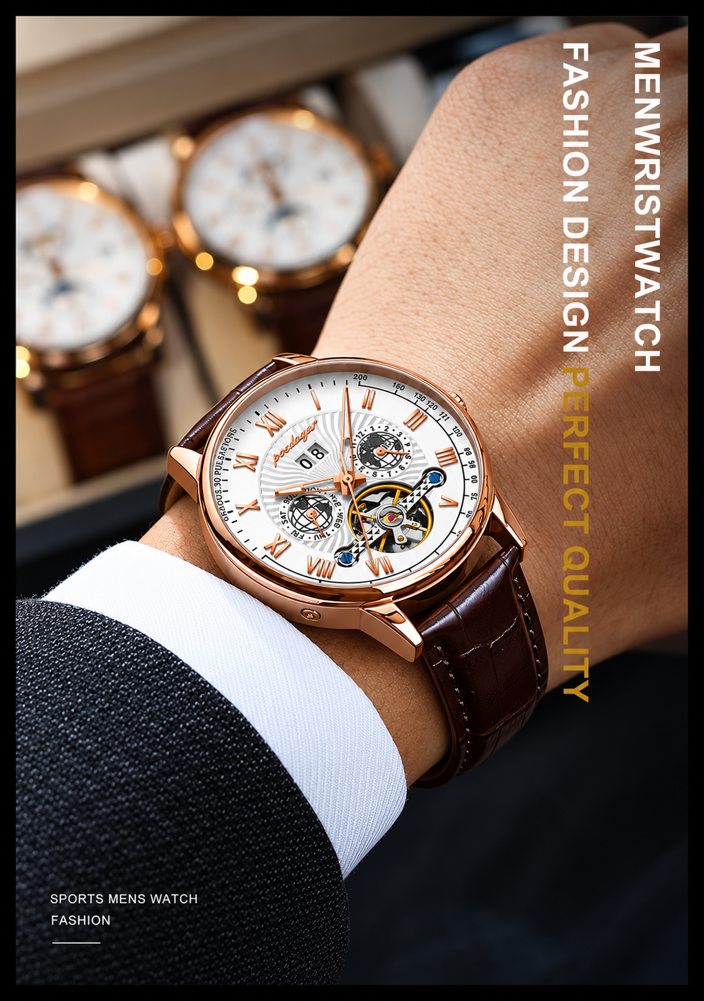 Reloj Automático Poedagar Atlantic