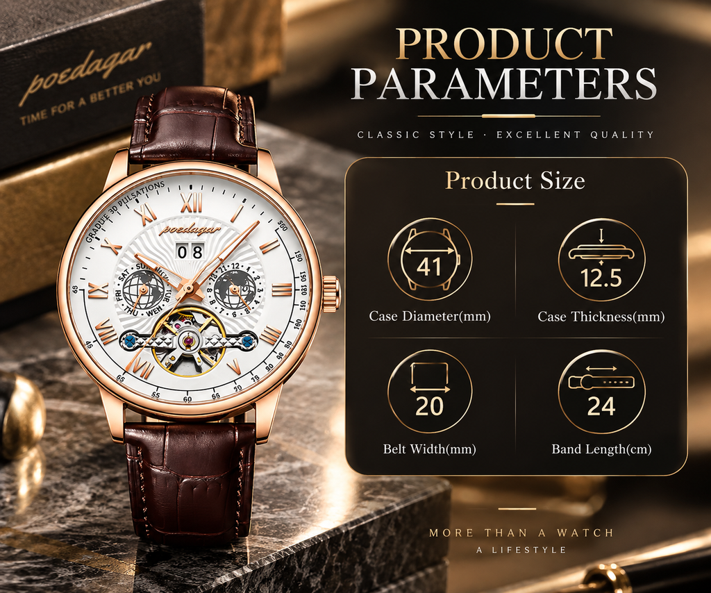 Reloj Automático Poedagar Atlantic