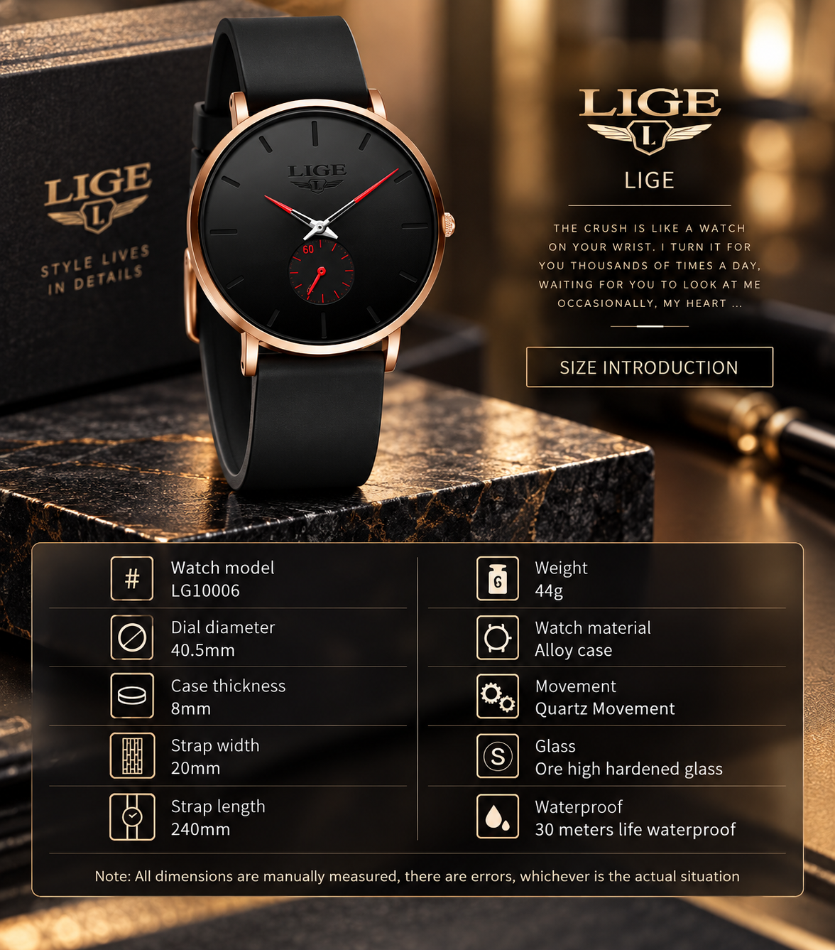 Reloj Lige Artless