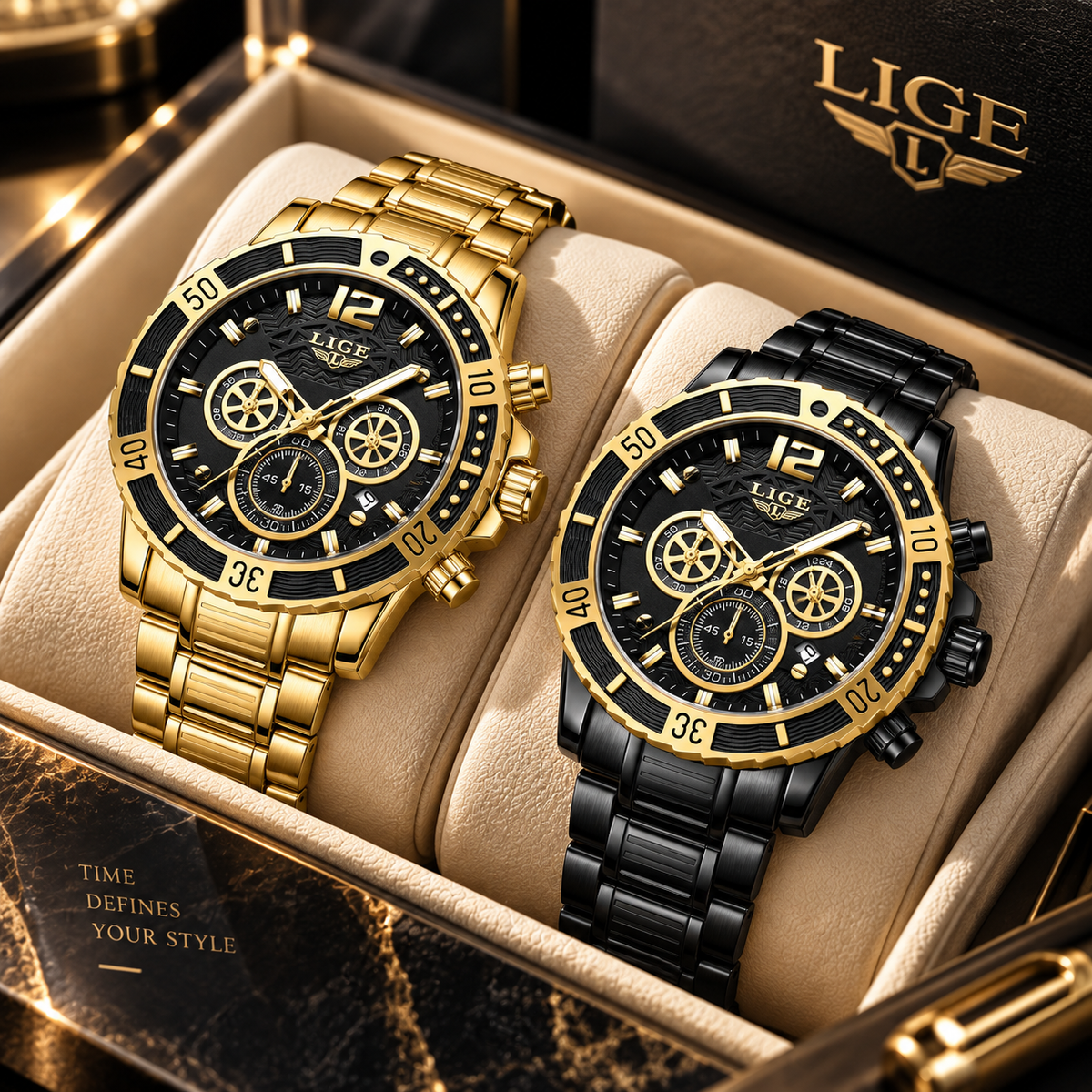 Reloj de lujo Lige Lush