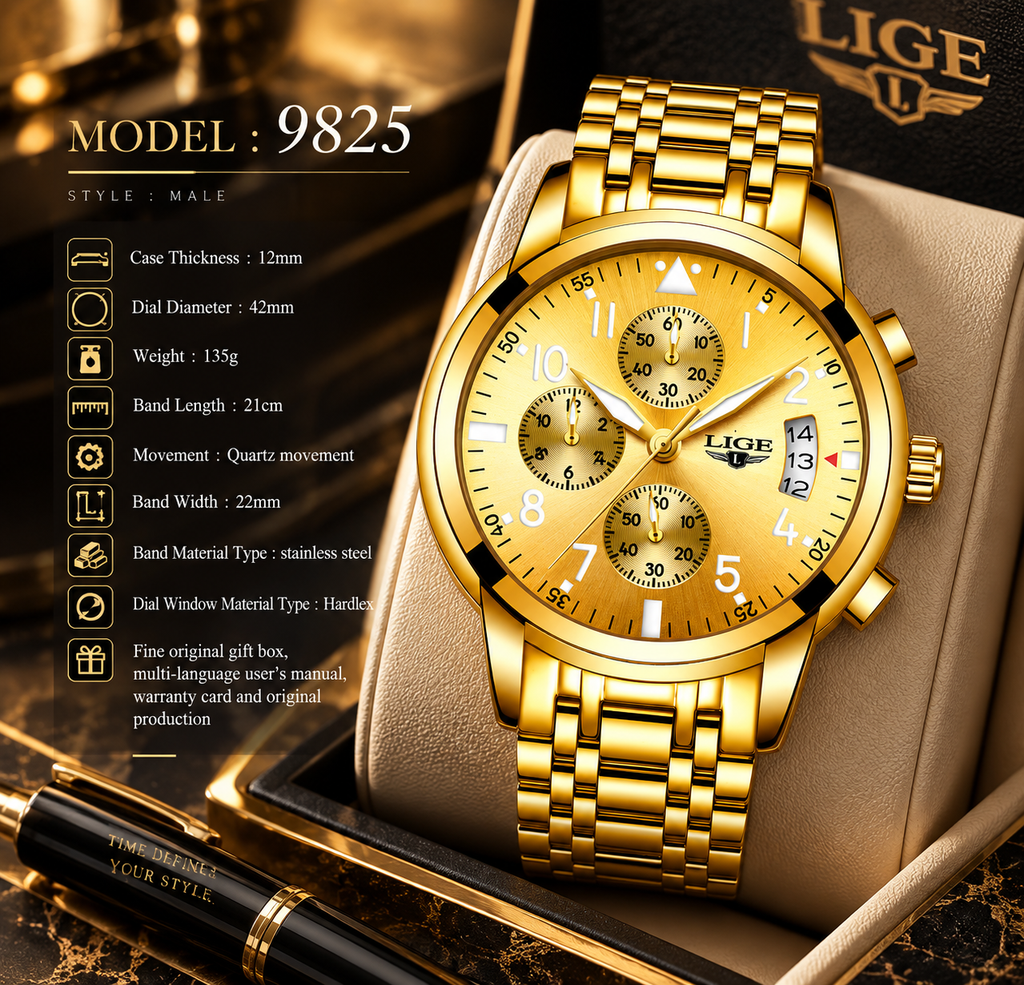 Reloj de lujo Lige Luxus