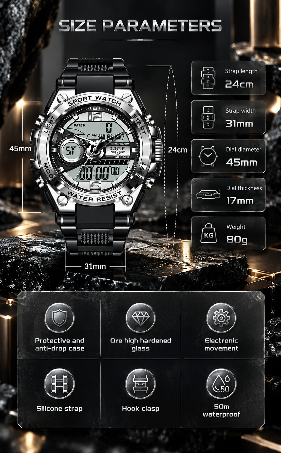 Reloj Lige Military
