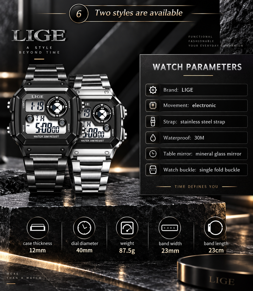 Reloj Lige Numérique