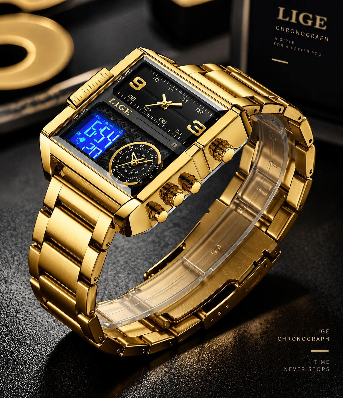 Reloj de lujo Lige Trident