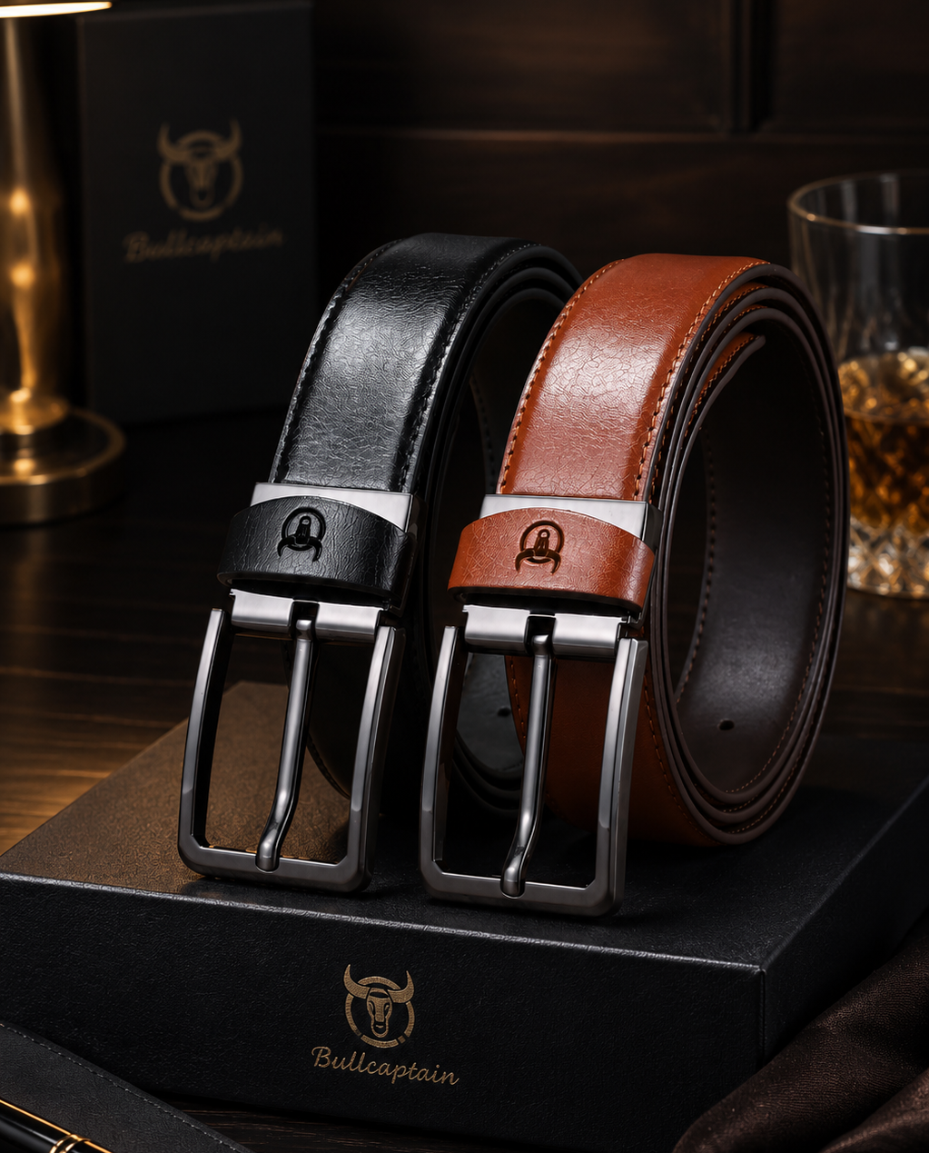 Cinto Bullcaptain Buckle