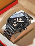 Reloj de lujo Poedagar Black