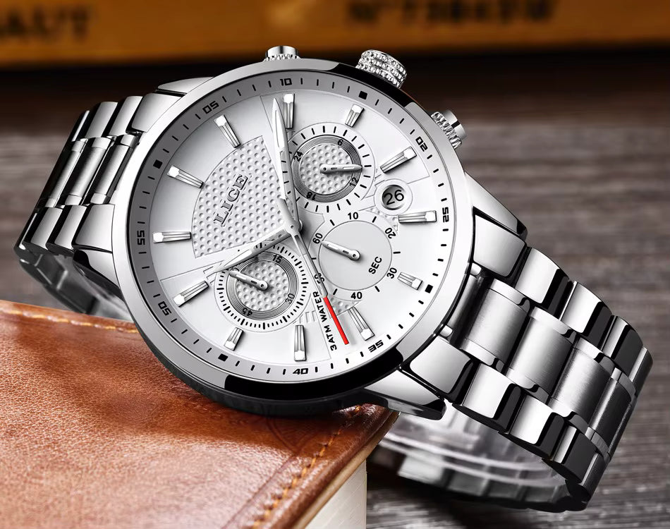 Reloj de lujo Lige Silver