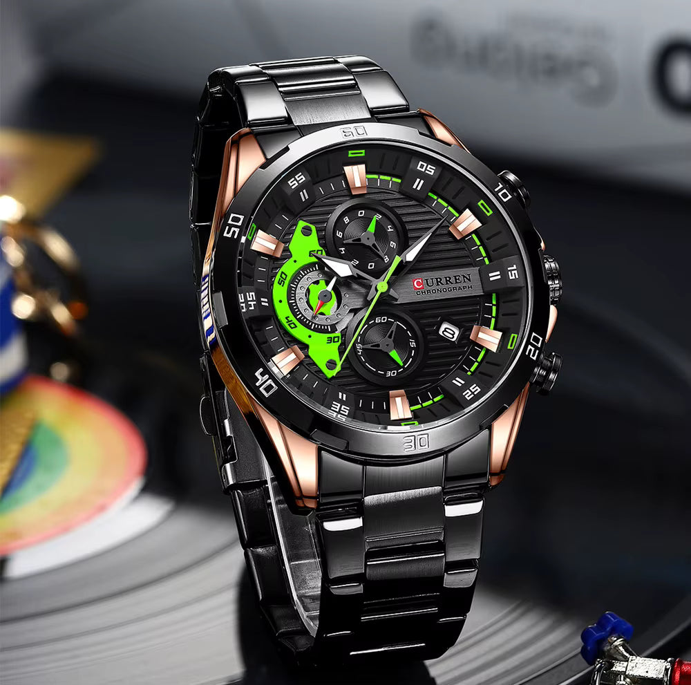 Reloj de lujo Curren Chronograph