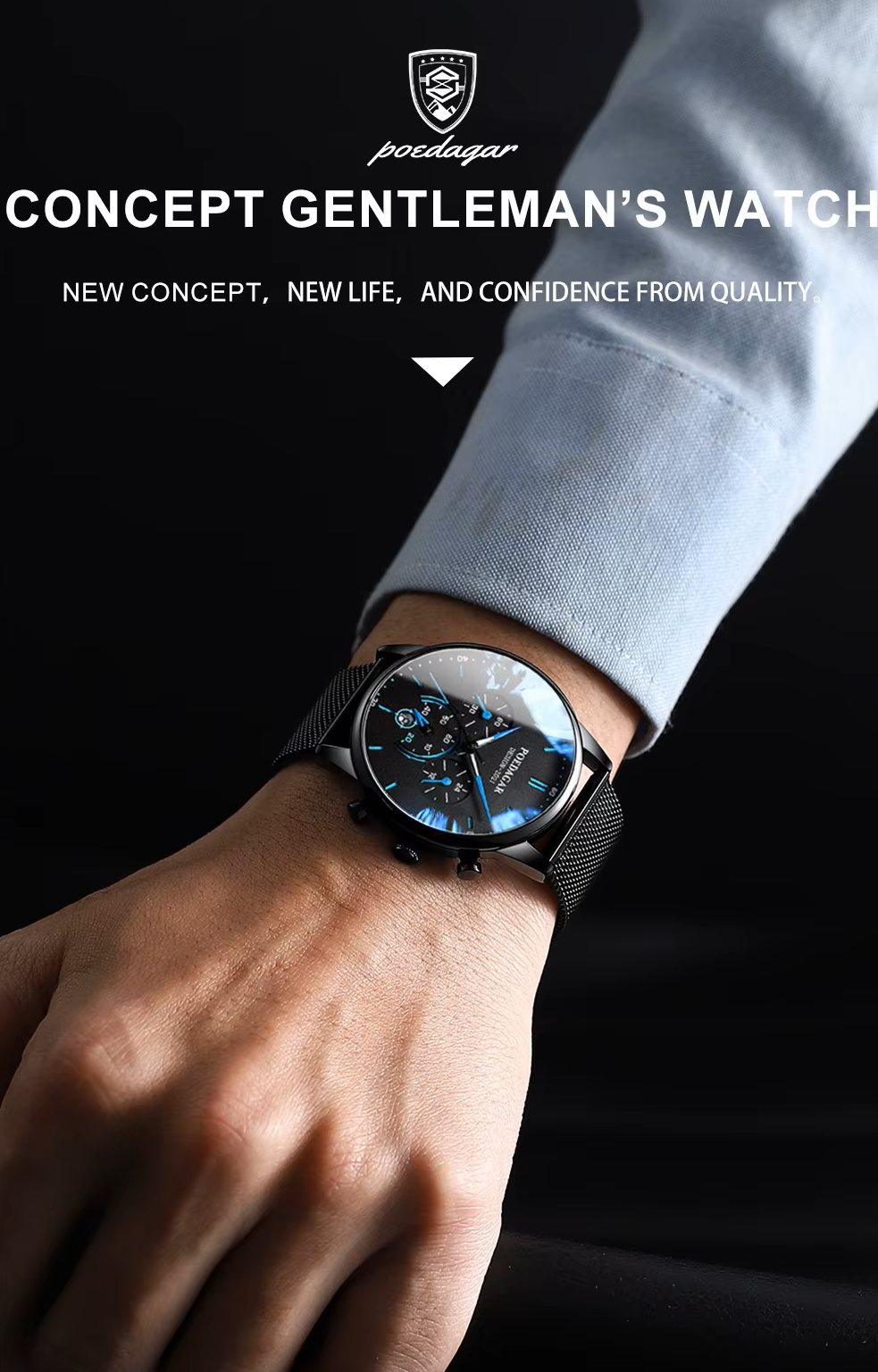 Reloj de lujo Poedagar Neon
