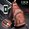 Mochila de cuero Bullcaptain Charge