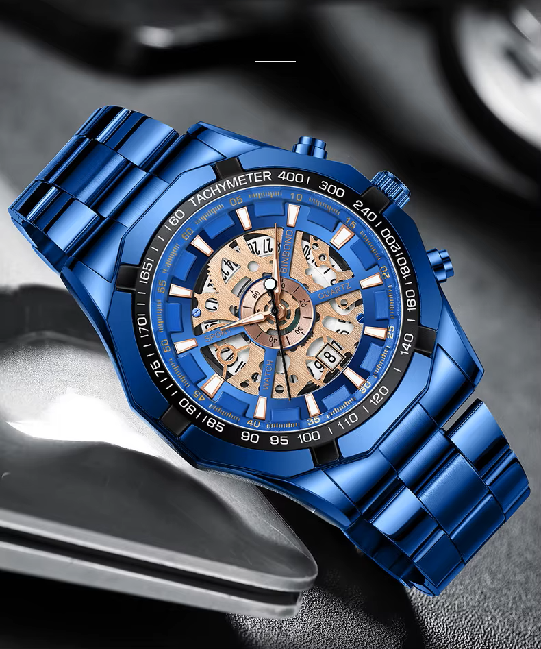 Reloj de lujo Binbond Bezel