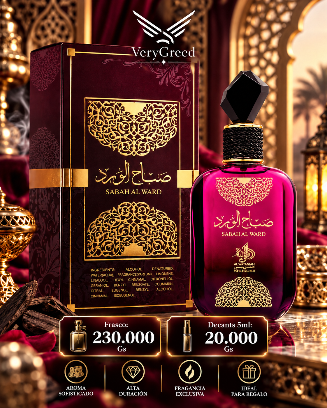 Perfume Al Wataniah Sabah al Ward