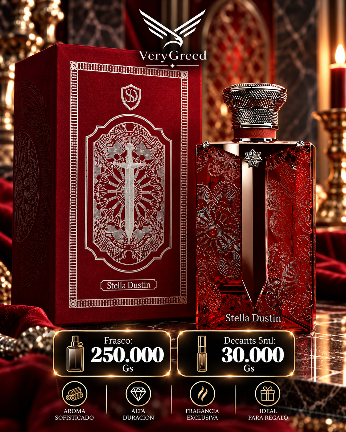 Perfume Stella Dustin Espada Guaraní